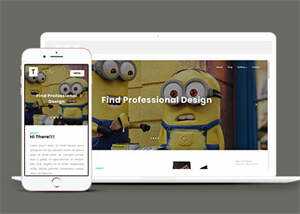 简约动画设计公司网站模板源码 - 项目资源网