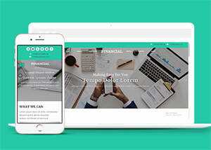 蓝色美元外汇金融网站模板源码 - 项目资源网