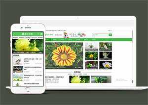 响应式花卉养殖资讯类前端模板 - 项目资源网