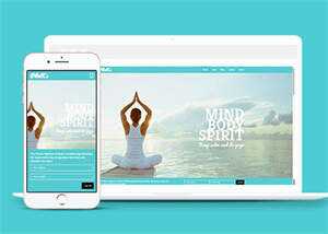 简洁功夫瑜伽健身网站模板源码 - 项目资源网