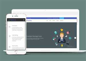 简洁项目外包企业网站模板下载 - 项目资源网