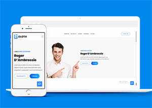 响应式个人简历主页HTML模板源码 - 项目资源网