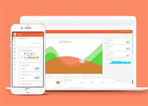 简洁后台管理员系统网站模板 - 项目资源网