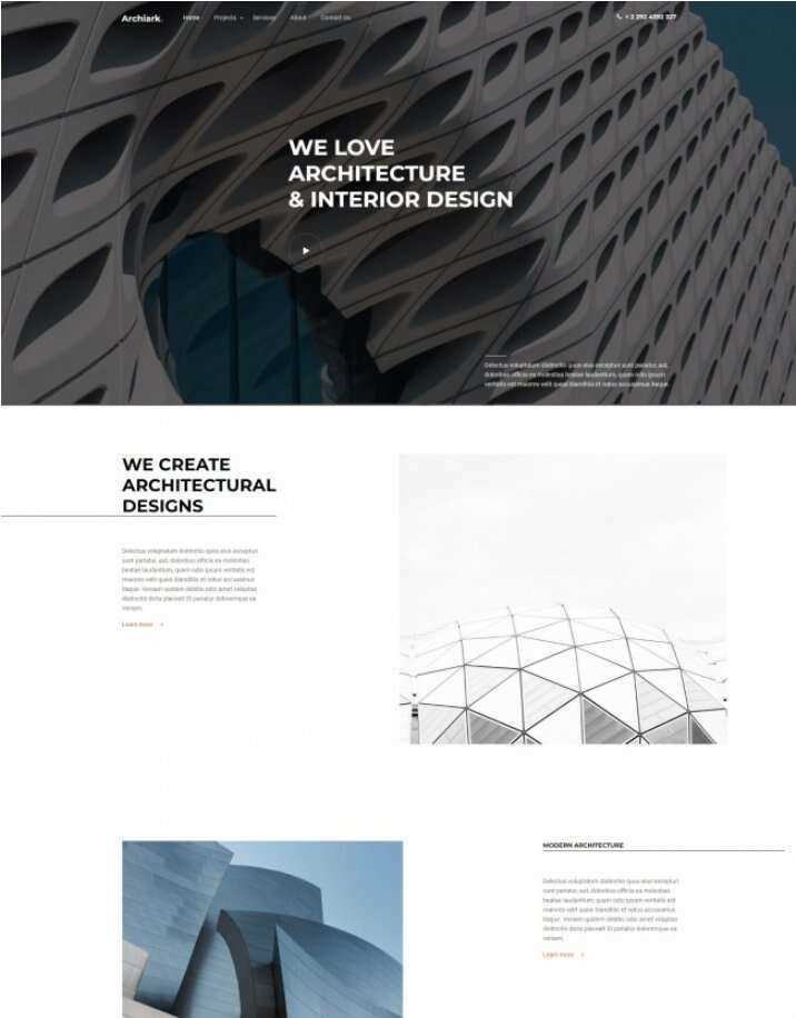 HTML5建筑室内设计公司网站html模板 - 项目资源网