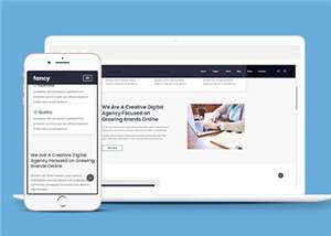 简约品牌网络商务营销网站html模板下载 - 项目资源网