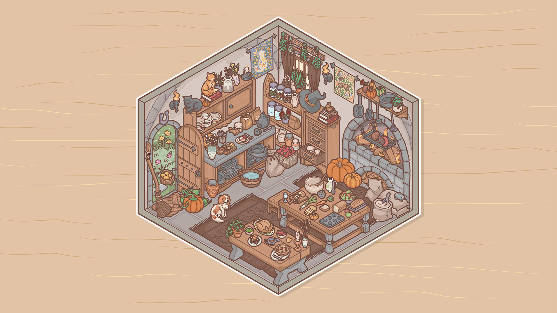 造景贴纸：治愈小角落/Little Corners - 项目资源网