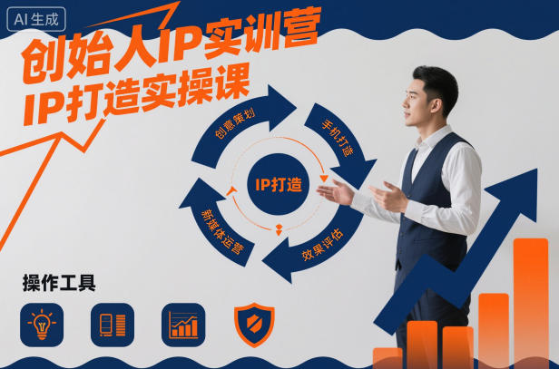 创始人IP实训营，IP打造实操课 - 项目资源网