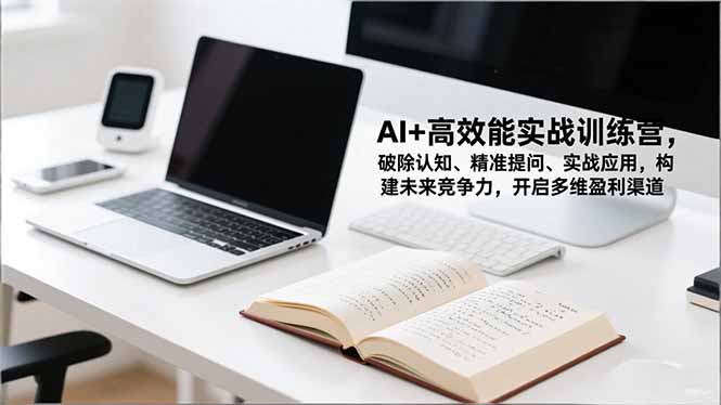 AI+高效能实战训练营，破除认知、精准提问、实战应用，构建未来竞争力，开启多维盈利渠道 - 项目资源网
